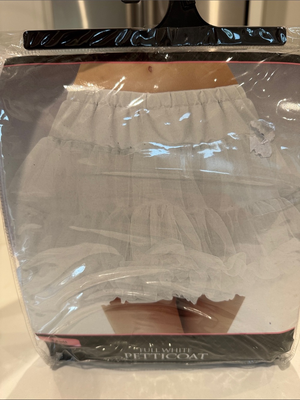 Full white petticoat